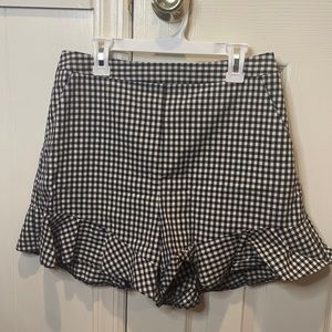 TopShop Gingham Shorts